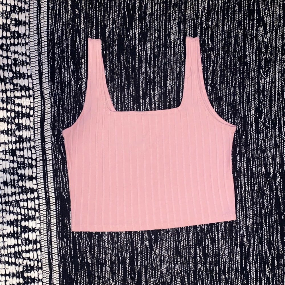 Pink Cotton On Tank Top Crop Top. Size XL.
